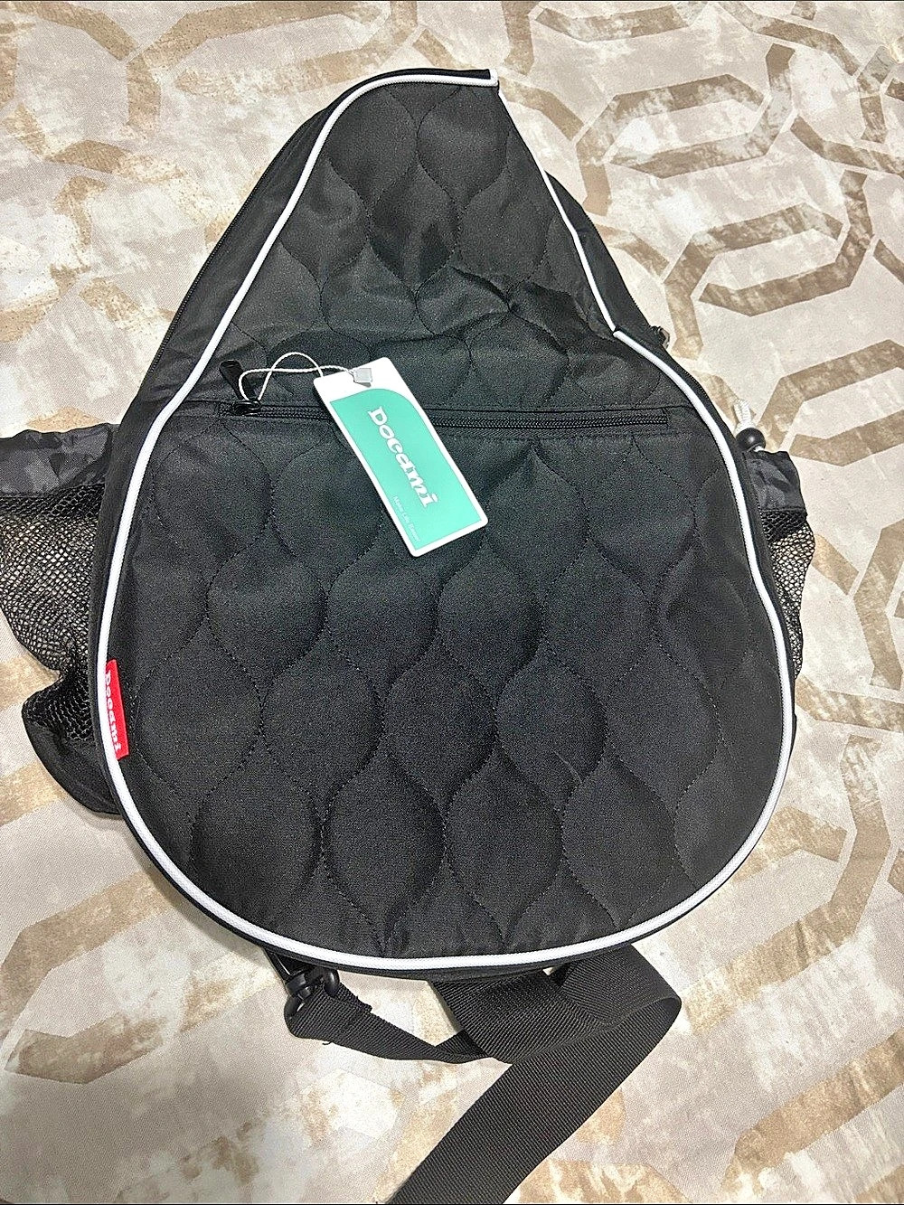 Decamzi Quilted Backpack in Black NWT